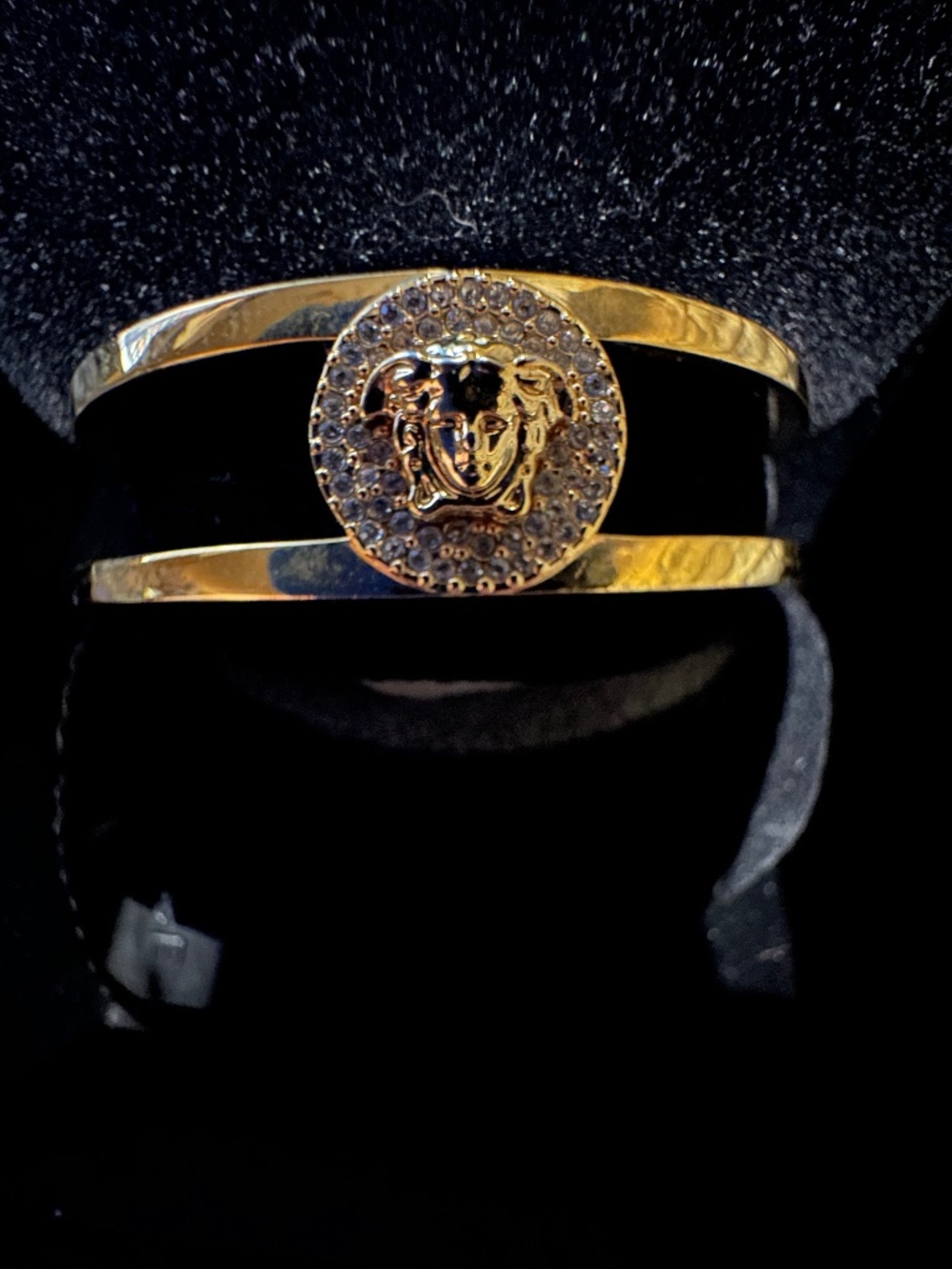 Versace gold bangle